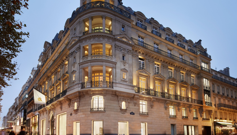 Apple Offers a Preview of Its New Champs-Élysées Store, Opening This Sunday