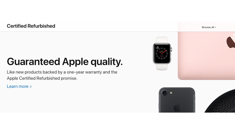 Apple Launches Revamped Certified Refurbished Online Store