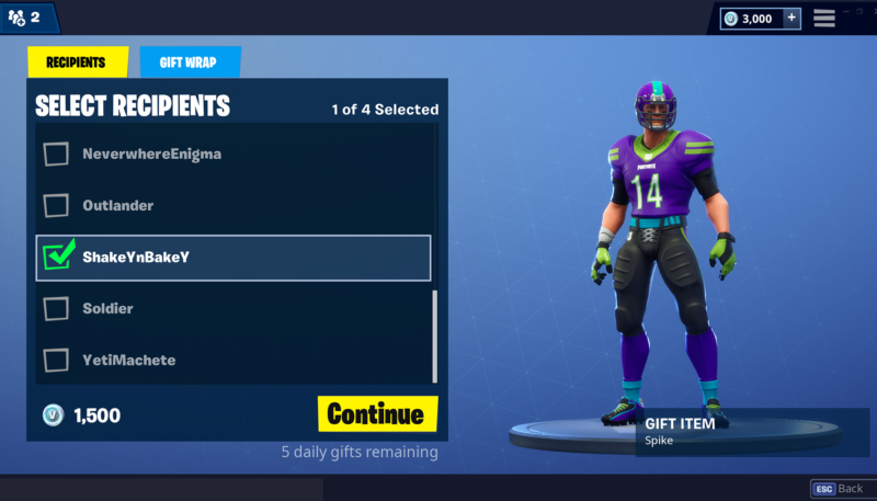 iOS Players Left Out of Fortnite Holiday Gifting