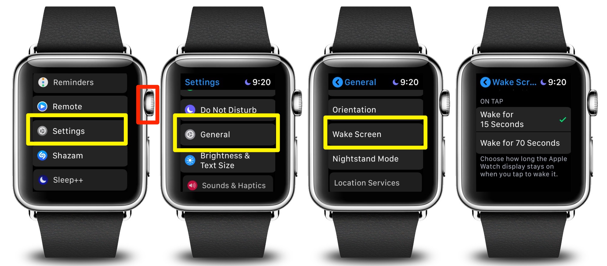 How To Adjust the Length of the 'Tap to Wake' Time for Your Apple Watch's Display