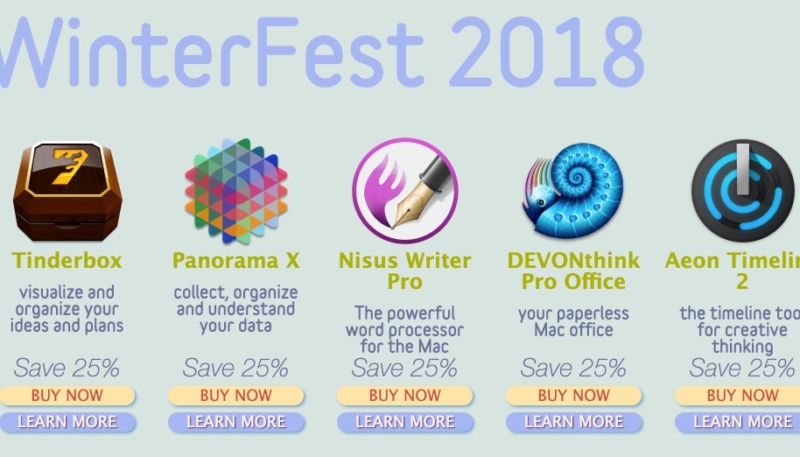 Winterfest 2018 Offers Great Apps for a Great Price