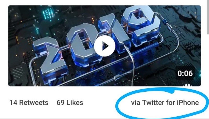 Chinese Smartphone Maker Huawei Employees Demoted and Have Paychecks Slashed Following Tweet ‘via Twitter for iPhone’