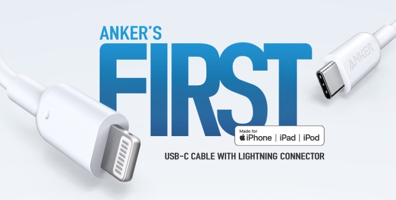 Anker Now Taking Pre-Orders for First MFi-Certified USB-C to Lightning Cable