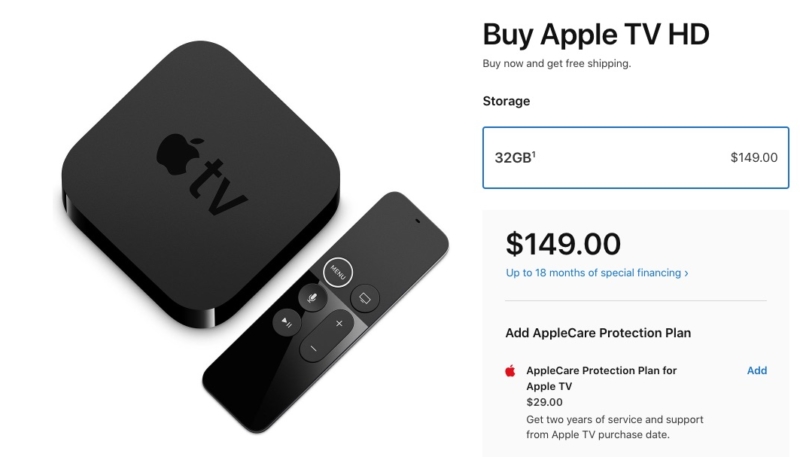 Fourth-Generation Apple TV Gets a New Name: ‘Apple TV HD’