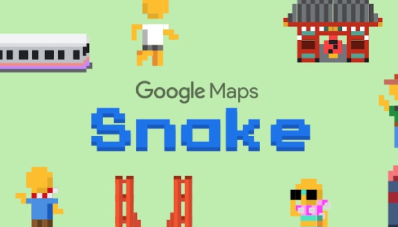 Google Maps April Fools Feature: A Version of Classic ‘Snake’ Game