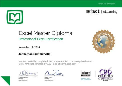MacTrast Deals: Excel Data Analyst Certification School: Lifetime Subscription