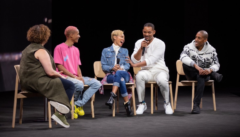 Will, Jaden & Jada Smith Make an Appearance at Apple Park for Environmental Discussion
