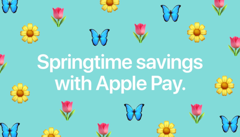 Latest Apple Pay Promo Offers “Springtime Savings” From Wayfair, Sonic, Priceline and More
