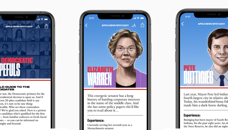 Apple News Launches 2020 Democratic Debates Candidate Guide
