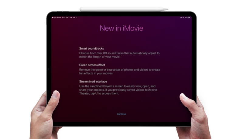 iMovie for iOS Update Adds Green Screen Effects, 80 New Soundtracks, Much More
