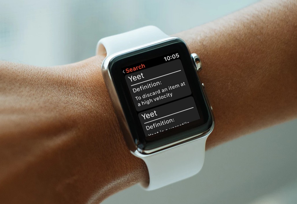 Apple Watch Brings The Urban Dictionary, Swinging Chandelier Meaning In Urban Dictionary