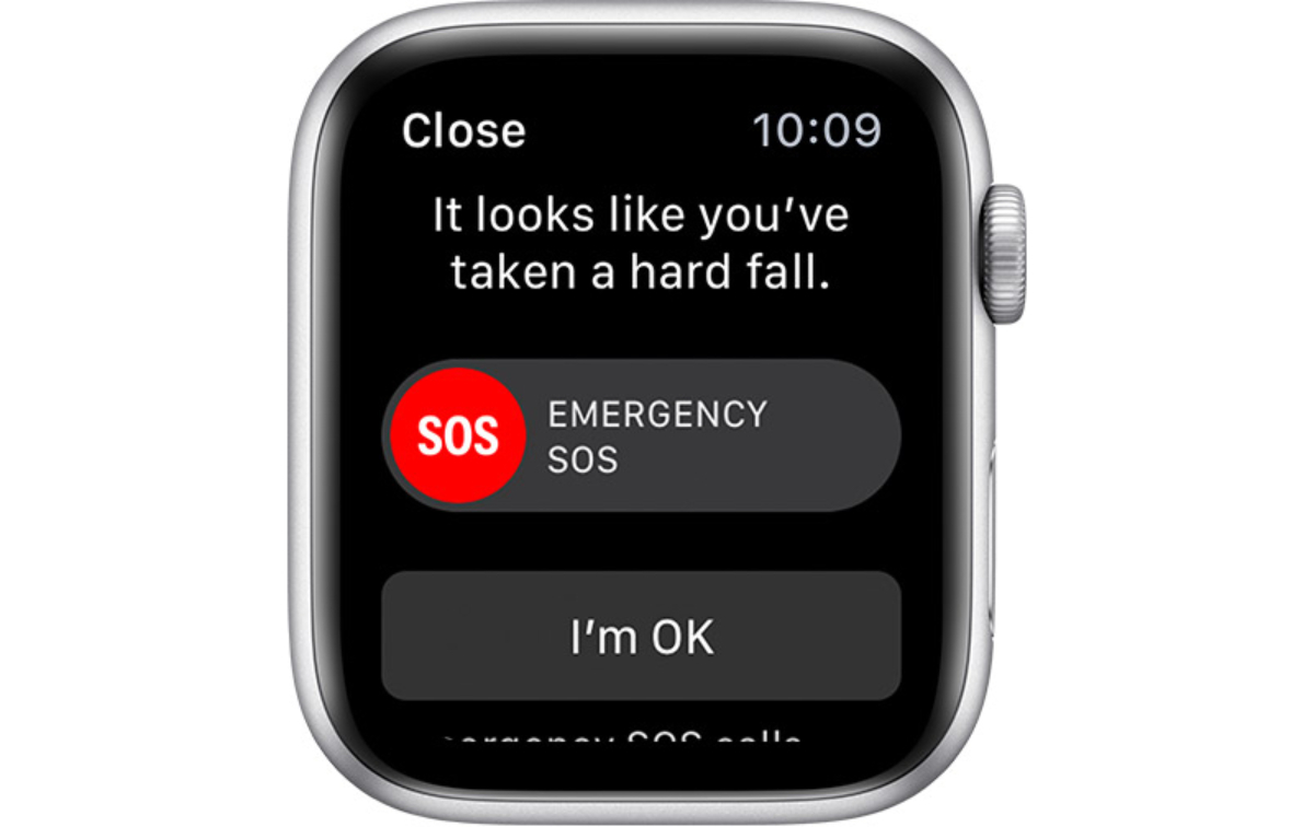 apple watch series 4 detect hard fall