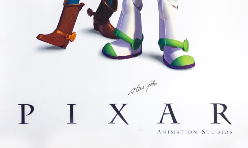 Steve Jobs-Signed Pixar Animation Studios Poster Goes For $31,250 at Auction