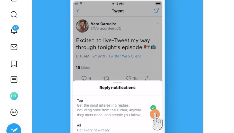Twitter is Testing Notifications for New Replies to Individual Tweets
