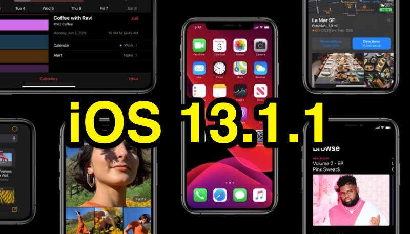 Apple’s iOS 13.1.1 and iPadOS 13.1.1 Releases Offer Fixes for Siri, Battery Drain, More