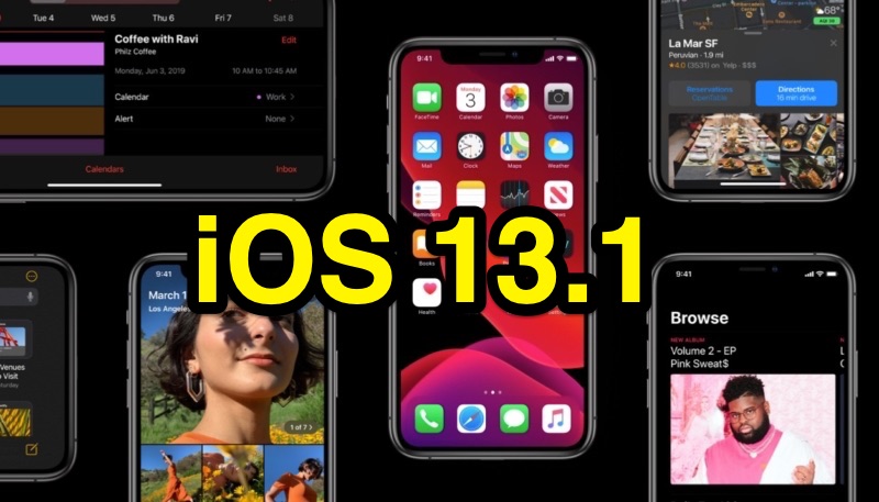 Apple Moves iPadOS and iOS 13.1 Release Date Forward