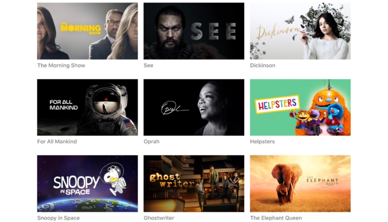 Apple Launches New Media Site for Apple TV+ Shows and Films