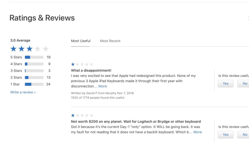 Apple Has Removed ‘Ratings and Reviews’ From Apple Online Store