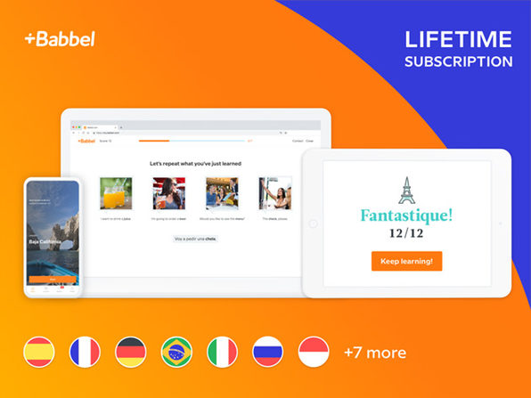 MacTrast Deals: Babbel Language Learning: 1-Yr Subscription (All Languages)