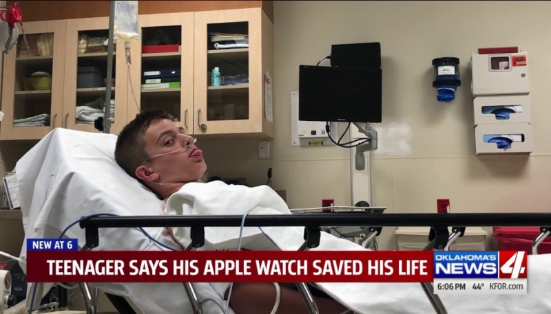 Oklahoma Mom Says Apple Watch Saved 13-Year-Old Son’s Life
