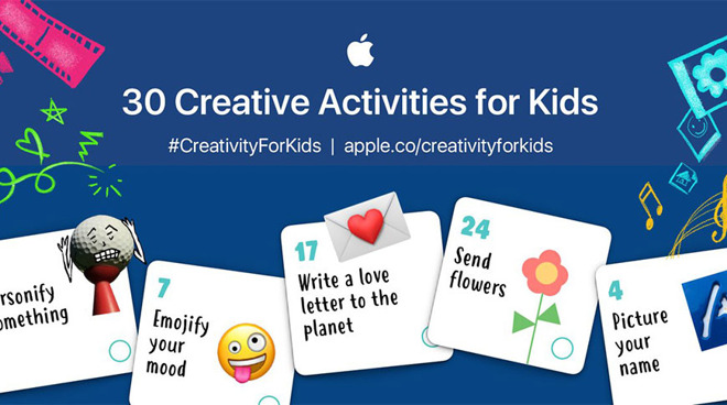 Apple Creates iPad-Based ’30 Creative Activities for Kids’ to Foster At-Home Learning
