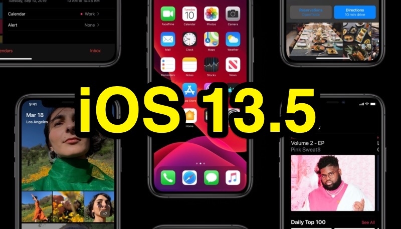 Apple Seeds Third Beta of iOS 13.5 (Renamed From iOS 13.4.5 Because it Includes COVID-19 Exposure Notification API)