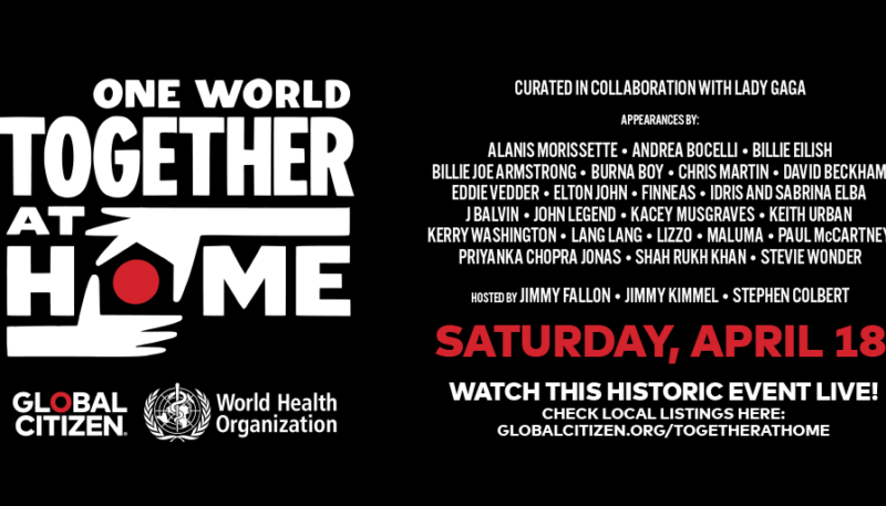 Apple to Join With  Amazon, YouTube, and Others to Live-Stream ‘One World: Together At Home’ Virtual Concert