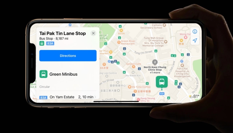 Apple Maps Transit Directions Goes Live for Hong Kong, Apple Pay Octopus Also Officially Launches