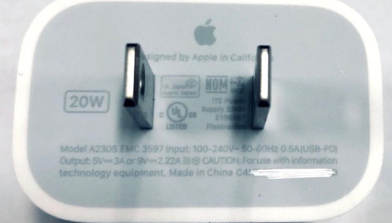 Leaked 20W iPhone 12 Power Adapter Appears to Have Been Certified in Norway