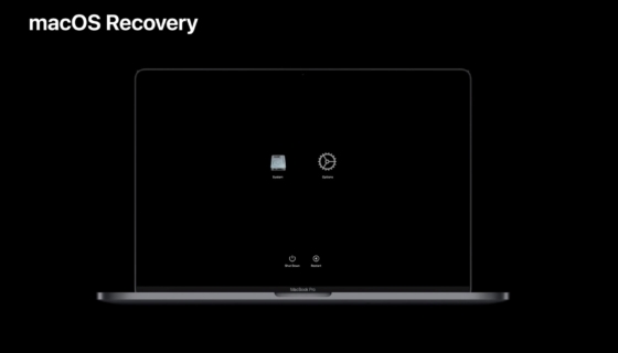 macOS Recovery Mode Apple SIlicon Mac
