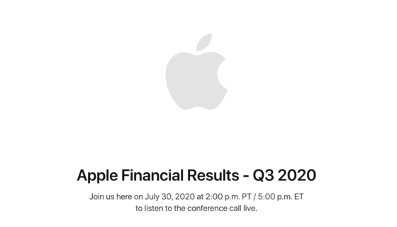 Apple Earnings Call Q3 2020