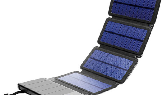 Foldable Solar Phone Charger and 10,000mAh Power Bank