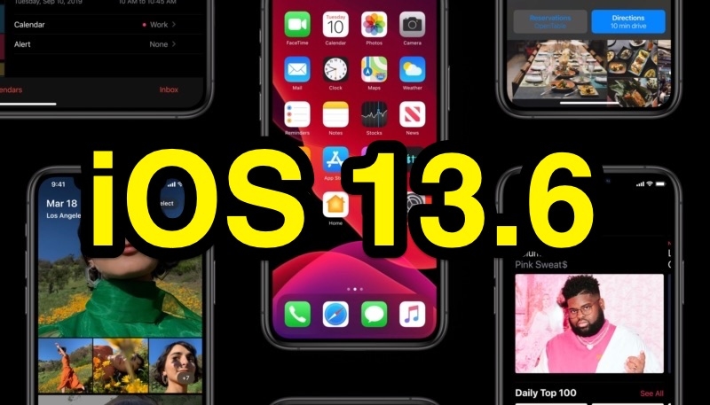 Apple No Longer Signing iOS 13.6 Following Release of iOS 13.6.1