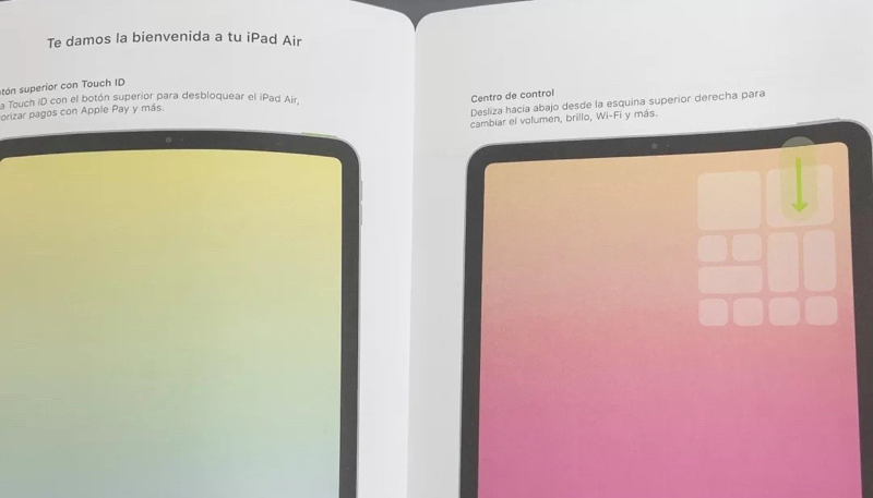 Alleged iPad Air 4 Manual Shows Device With All-Screen Display With Touch ID Built into Power Button