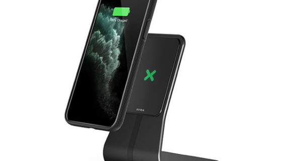 Qi Charging Desk Stand + iPhone Case