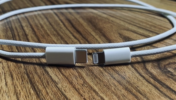 Braided Lightning to USB-C Cable