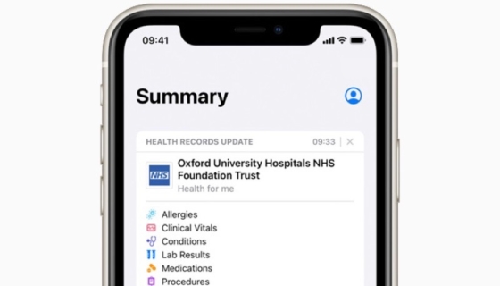 Health Records on iPhone