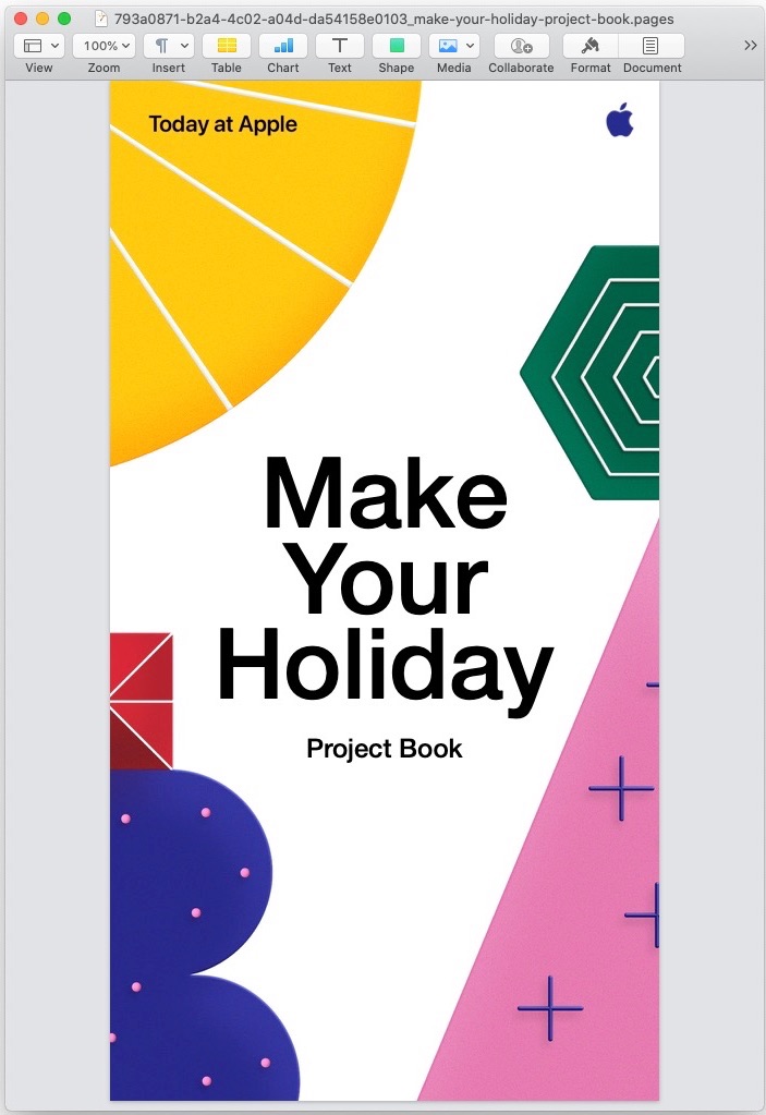 Today at Apple - Make Your Holiday 2