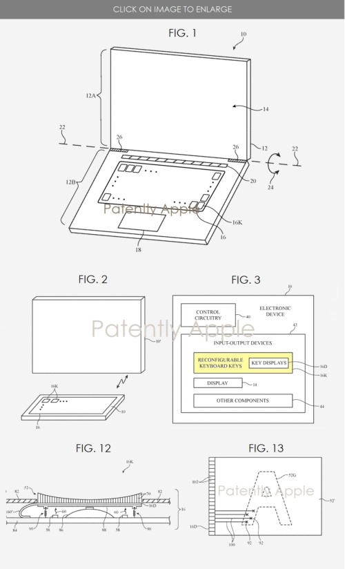Apple Keyboard Patent Filing