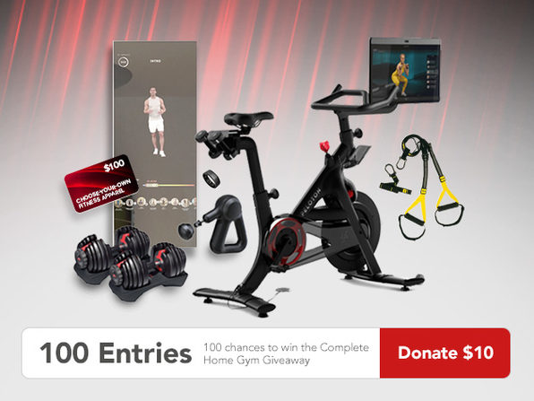 MacTrast Deals: 100 Entries to Win the Complete Home Gym Giveaway Ft. Peloton & Donate to Charity
