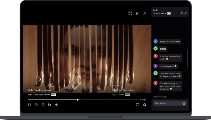 Watch Party Feature Now Rolling Out to All Hulu Users
