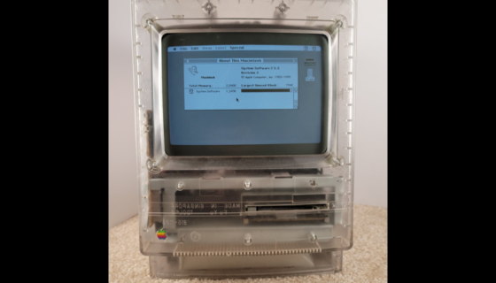 Translucent Macintosh Classic Prototype