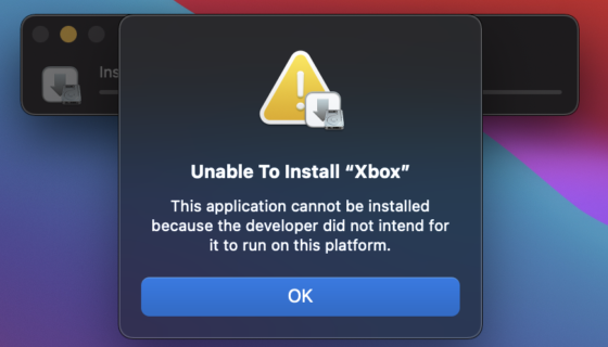 M1 Mac App Sideloading Error
