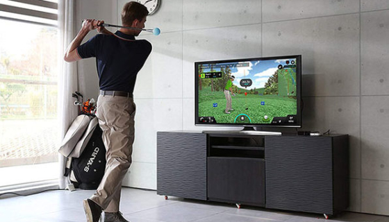 Smart Golf Simulator with Swing Stick