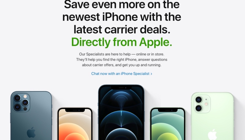 Apple Highlights iPhone Trade-In Deals From Carriers
