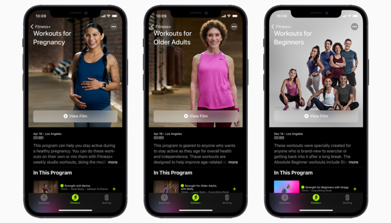 Apple Fitness+ Adding New Workouts for Older Adults, Expecting Mothers, and More Beginning April 19