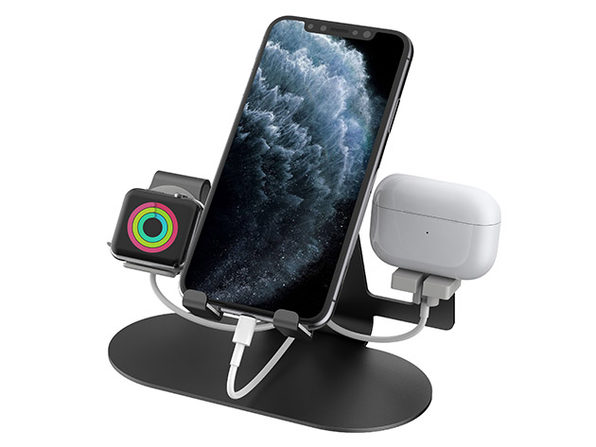 MacTrast Deals: Trio 3-in-1 Aluminum Desktop Charging Stand