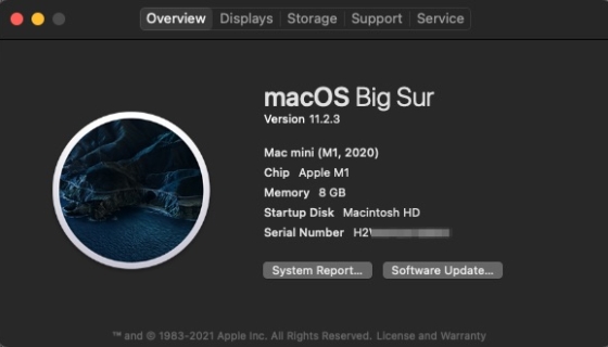 macOS Serial Number