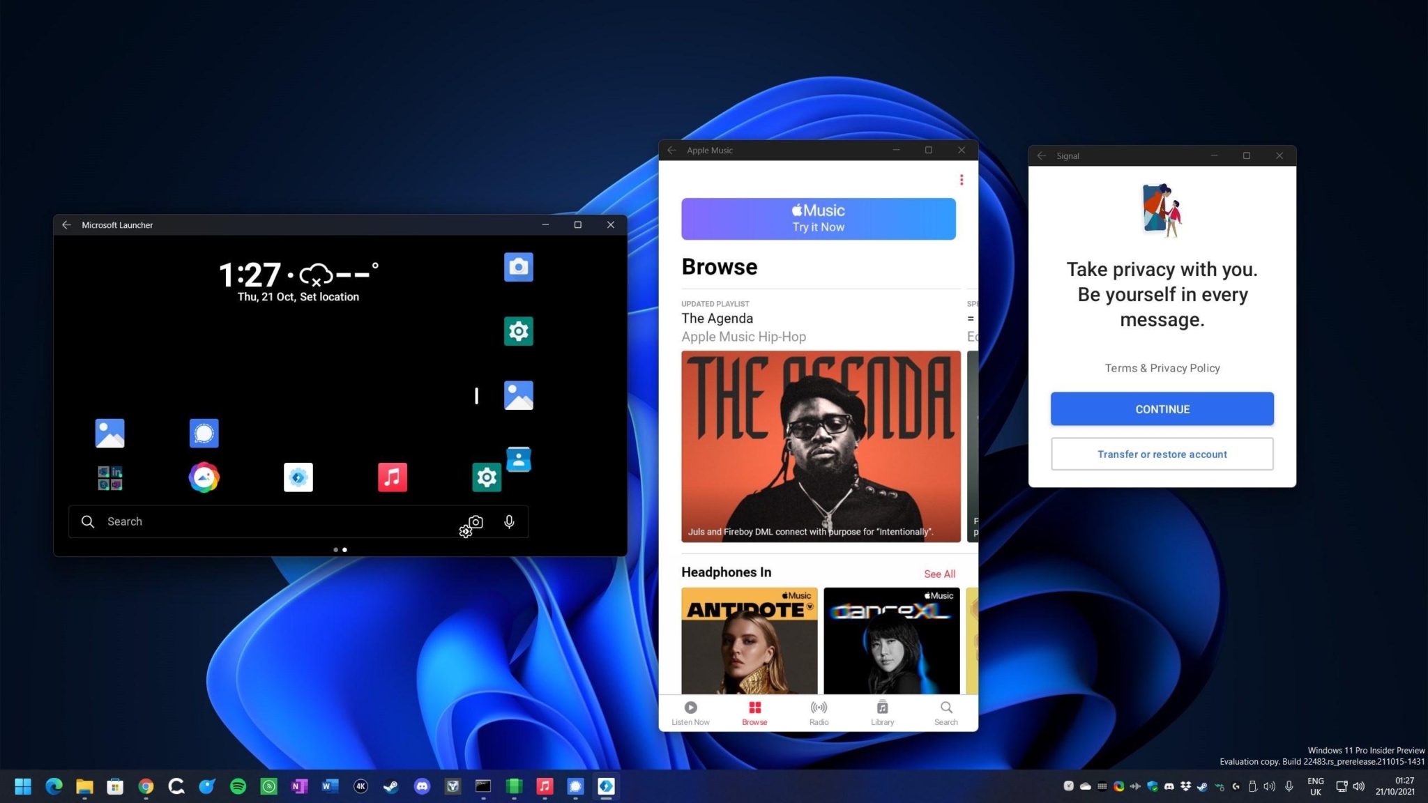 Apple Music Android - Windows 11 - MacTrast
