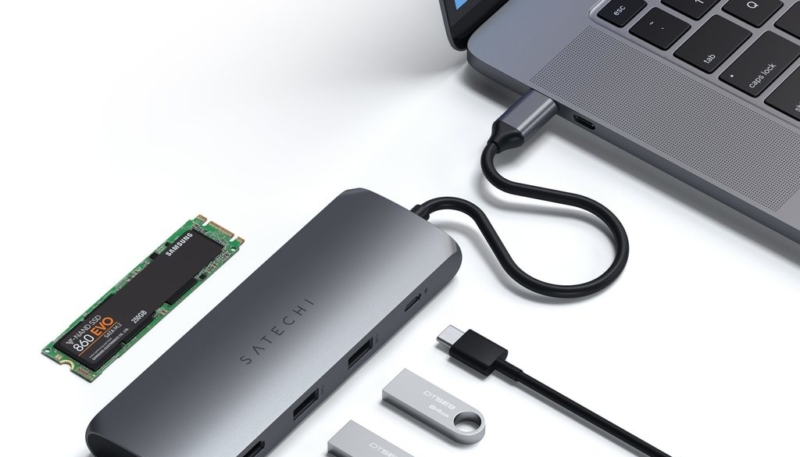 Satechi’s New USB-C Hybrid Multiport Adapter Boasts Built-In SSD Storage Compartment, Fast Data Transfer Rates